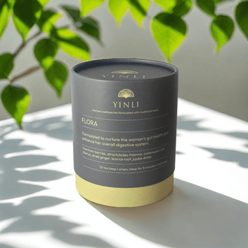 FLORA herbal tea for gut health and digestion — TCM digestive wellness blend by Yinli Wellness UAE